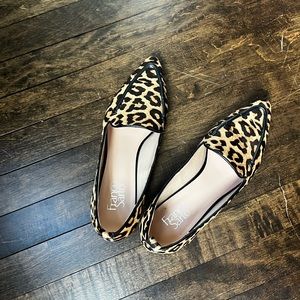 Cheetah loafers